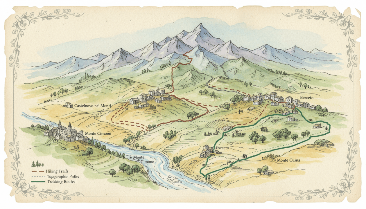 esplora la cartina dell'appennino tosco-emiliano con sentieri dettagliati, mappe aggiornate e guide per trekking indimenticabili nella natura.