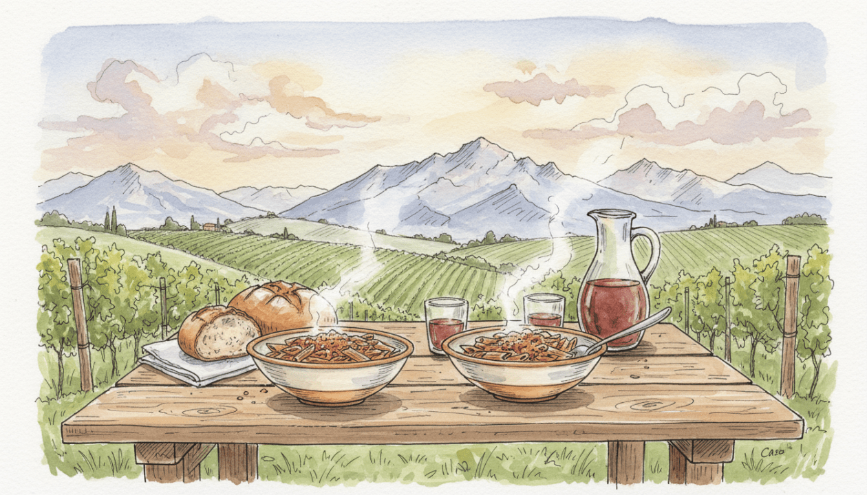 scopri la ricetta tradizionale delle penne al ragù emiliano, un piatto autentico della montagna ricco di sapori intensi e genuini, perfetto per ogni occasione.